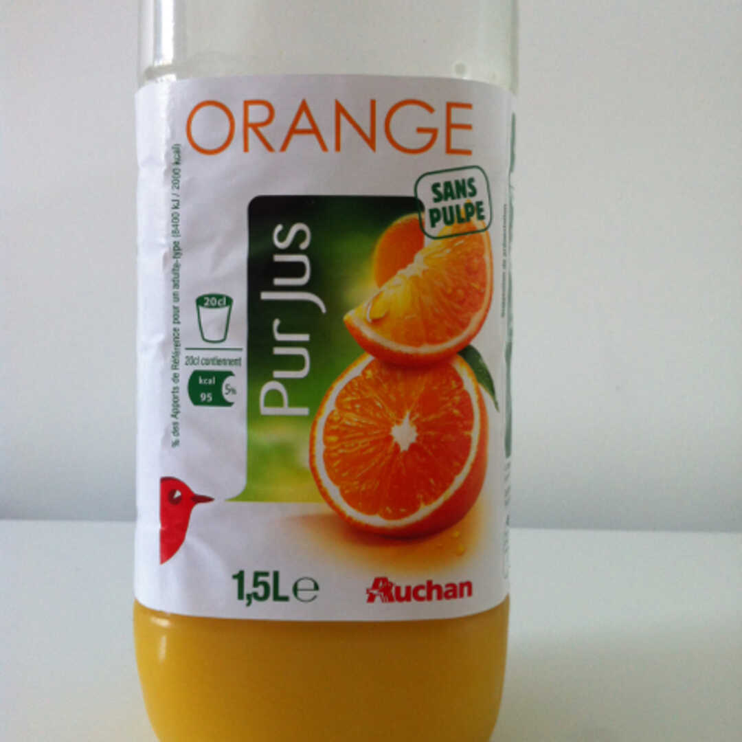 Auchan 100% Pur Jus Orange sans Pulpe