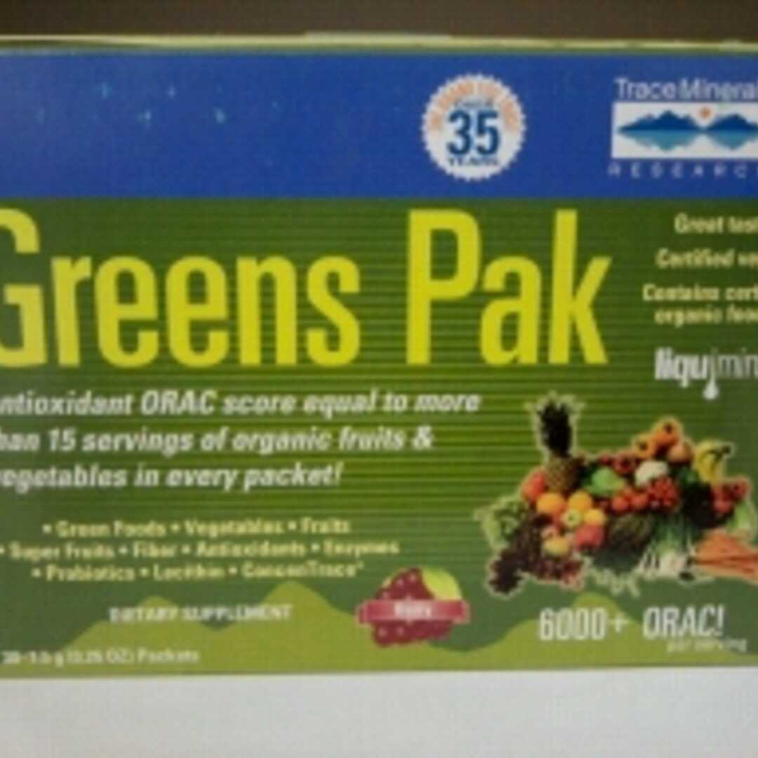 Trace Minerals Greens Pak