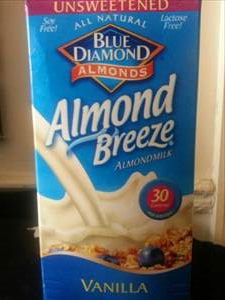 Blue Diamond Almond Breeze Vanilla Unsweetened Non-Dairy Beverage