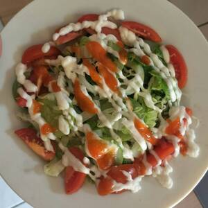 Salad Kubis atau Selada Kol dengan Saus