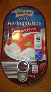 Dreimaster  Zarte Heringsfilets in Tomaten-Sauce