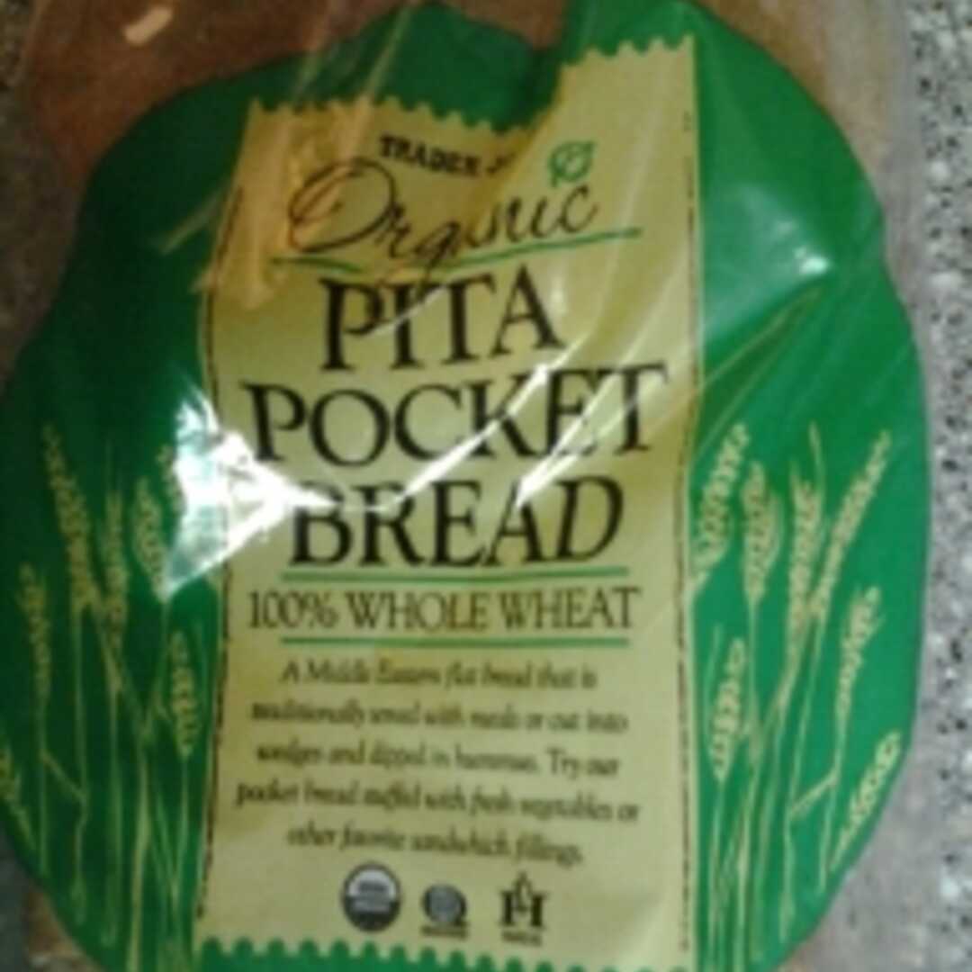 Trader Joe's Organic Pita Pocket Bread 100% Whole Wheat