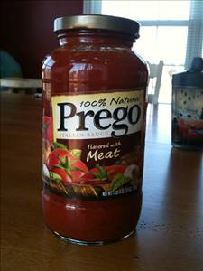 Prego 100% Natural Italian Sauce Flavored with Meat