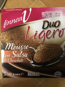 Hacendado Duo Ligero Mousse con Salsa de Chocolate