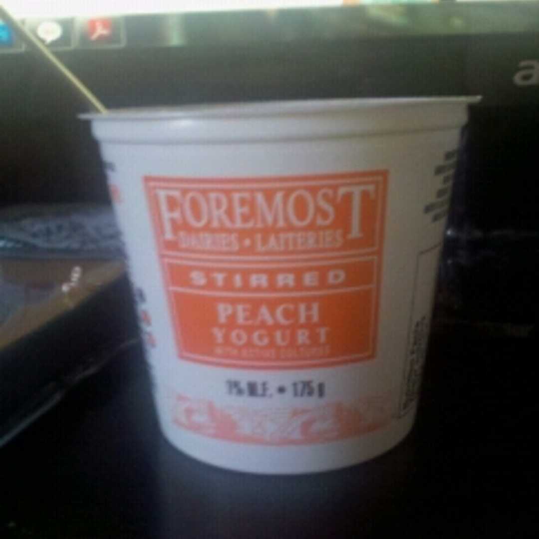 Foremost Stirred Peach Yogurt