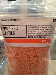 Woolworths Split Red Lentils