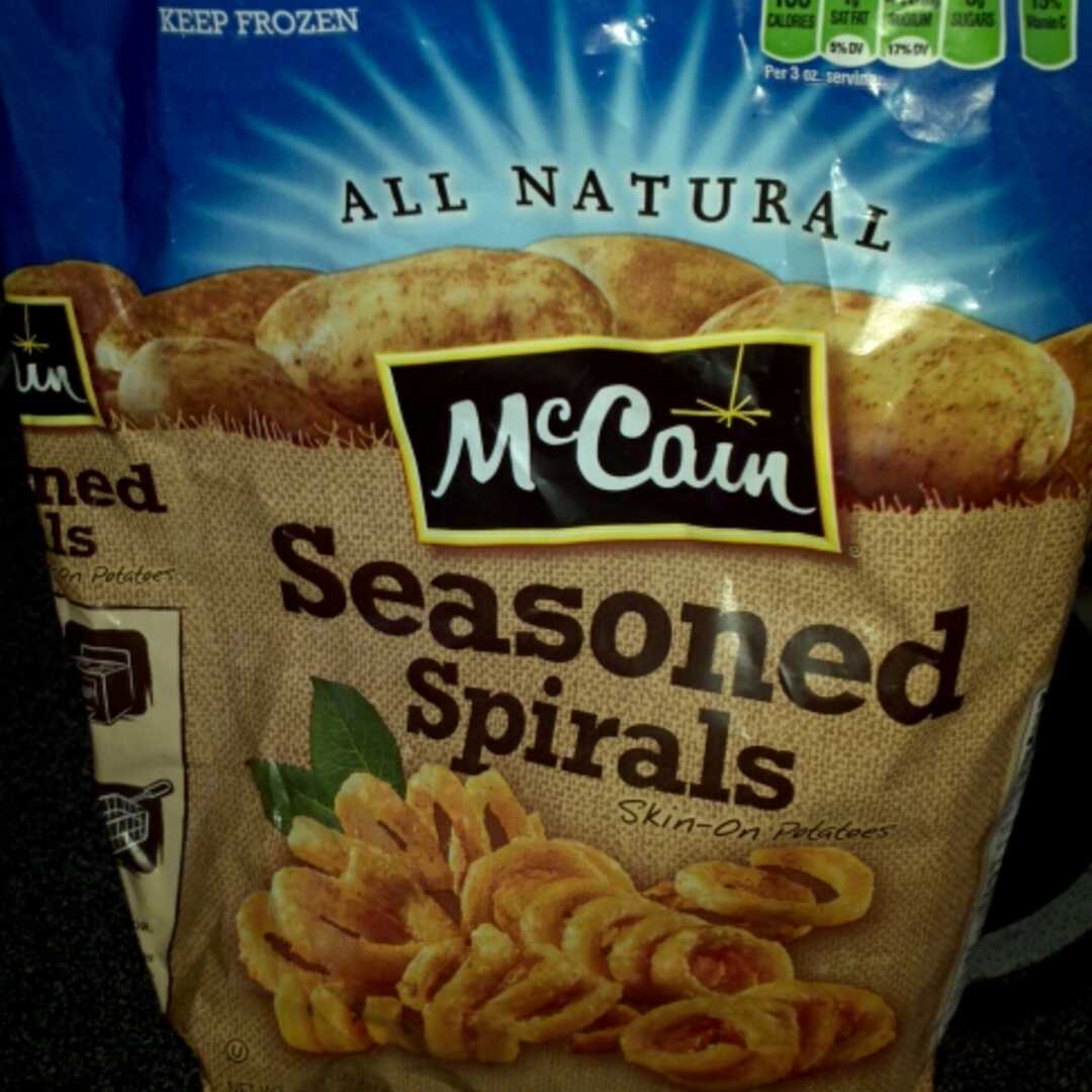McCain Oven Fries Seasoned Potato Spirals with Skin On