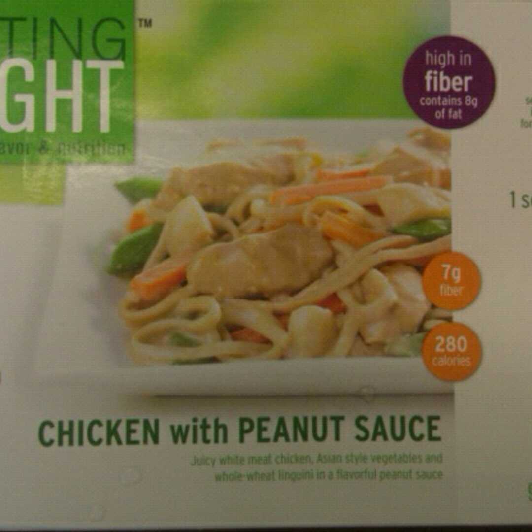 Eating Right Chicken with Peanut Sauce