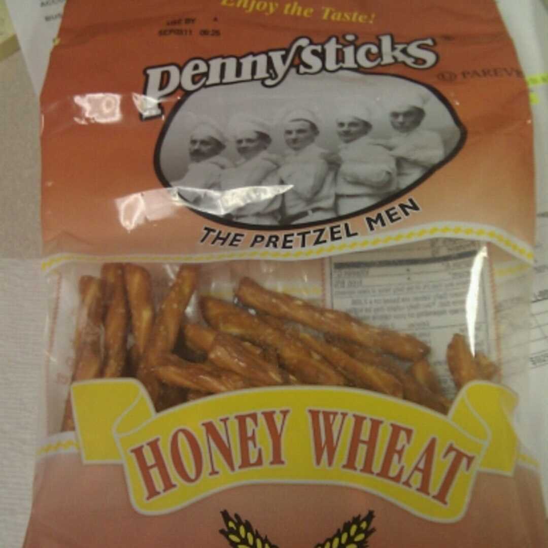 Pennysticks Honey Wheat Braided Pretzels