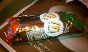 McDonald's Angus Mushroom & Swiss Snack Wrap