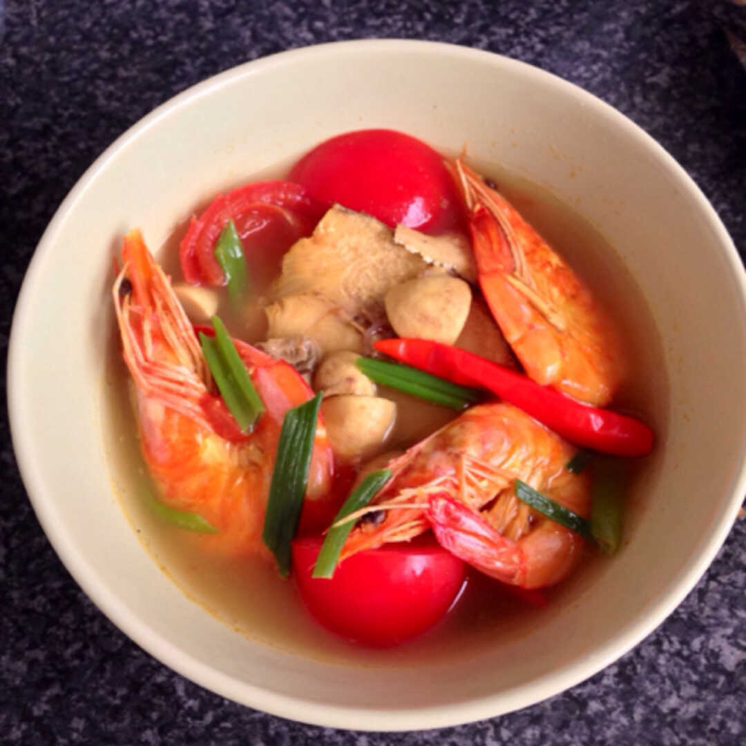 Seafood Soup with Vegetables