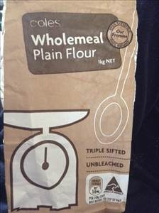 Coles Wholemeal Plain Flour