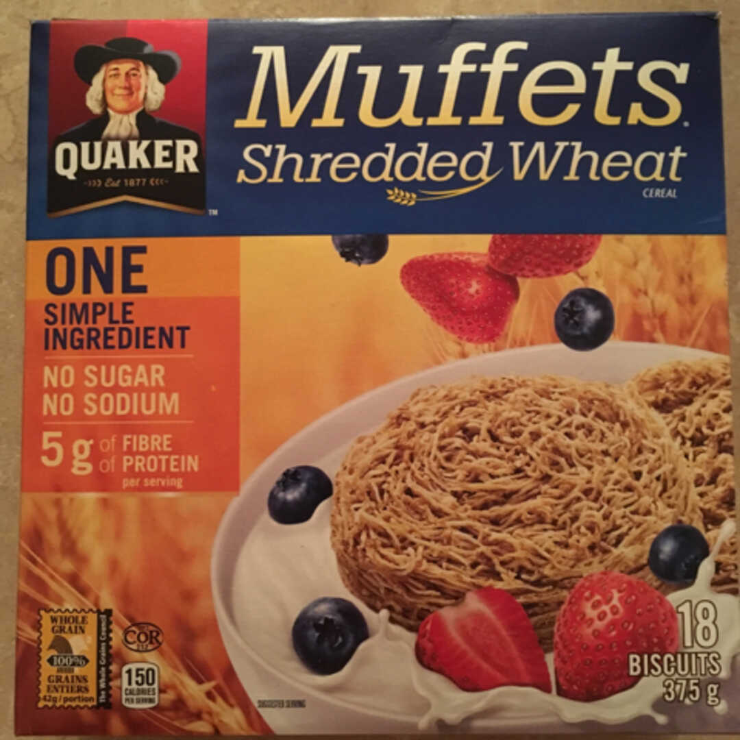 Quaker Muffets Shredded Wheat