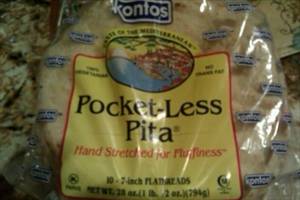 Kontos Pocket-Less Pita White