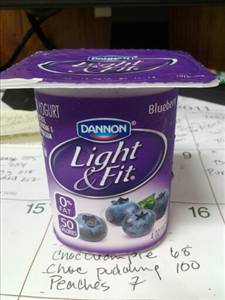 Dannon Light & Fit Yogurt - Blueberry (4 oz)