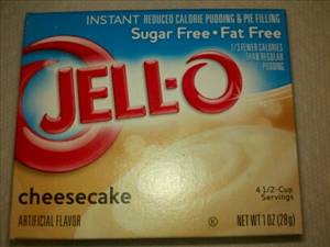 Jell-O Sugar Free Fat Free Instant Cheesecake Pudding Mix