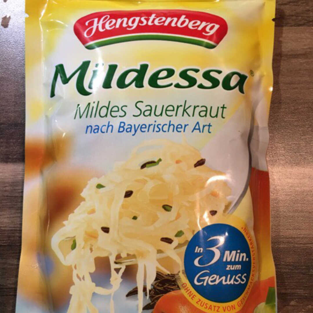 Hengstenberg Mildessa Mildes Sauerkraut nach Bayerischer Art