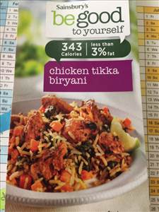 Sainsbury's Be Good to Yourself Chicken Tikka Biryani
