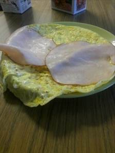 Omelett eller Äggröra med Skinka eller Bacon
