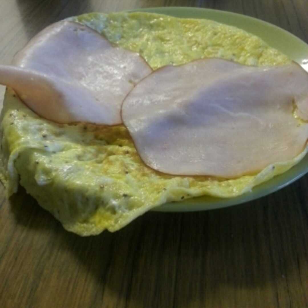 Omelett eller Äggröra med Skinka eller Bacon