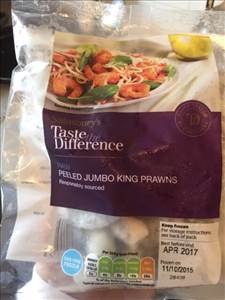 Sainsbury's Taste The Difference Raw Peeled Jumbo King Prawns