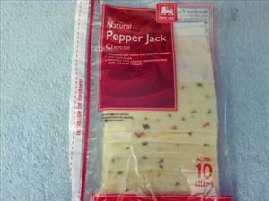 Food Lion Natural Pepper Jack Cheese Slice