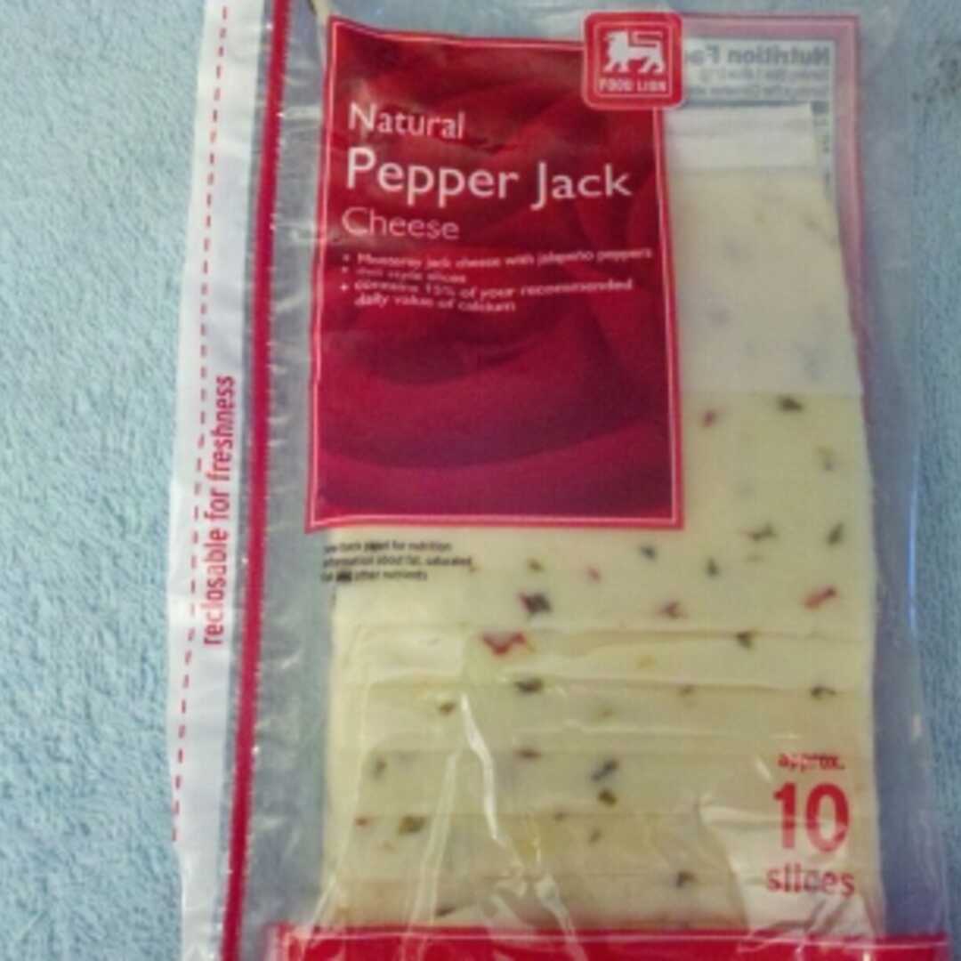 Food Lion Natural Pepper Jack Cheese Slice