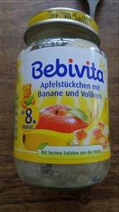 Bebivita Apfelstückchen mit Banane & Vollkorn