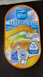 Berida Wildlachsfilet in Orangen-Senf-Sauce