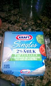 Kraft 2% Milk Pepper Jack Cheese Singles