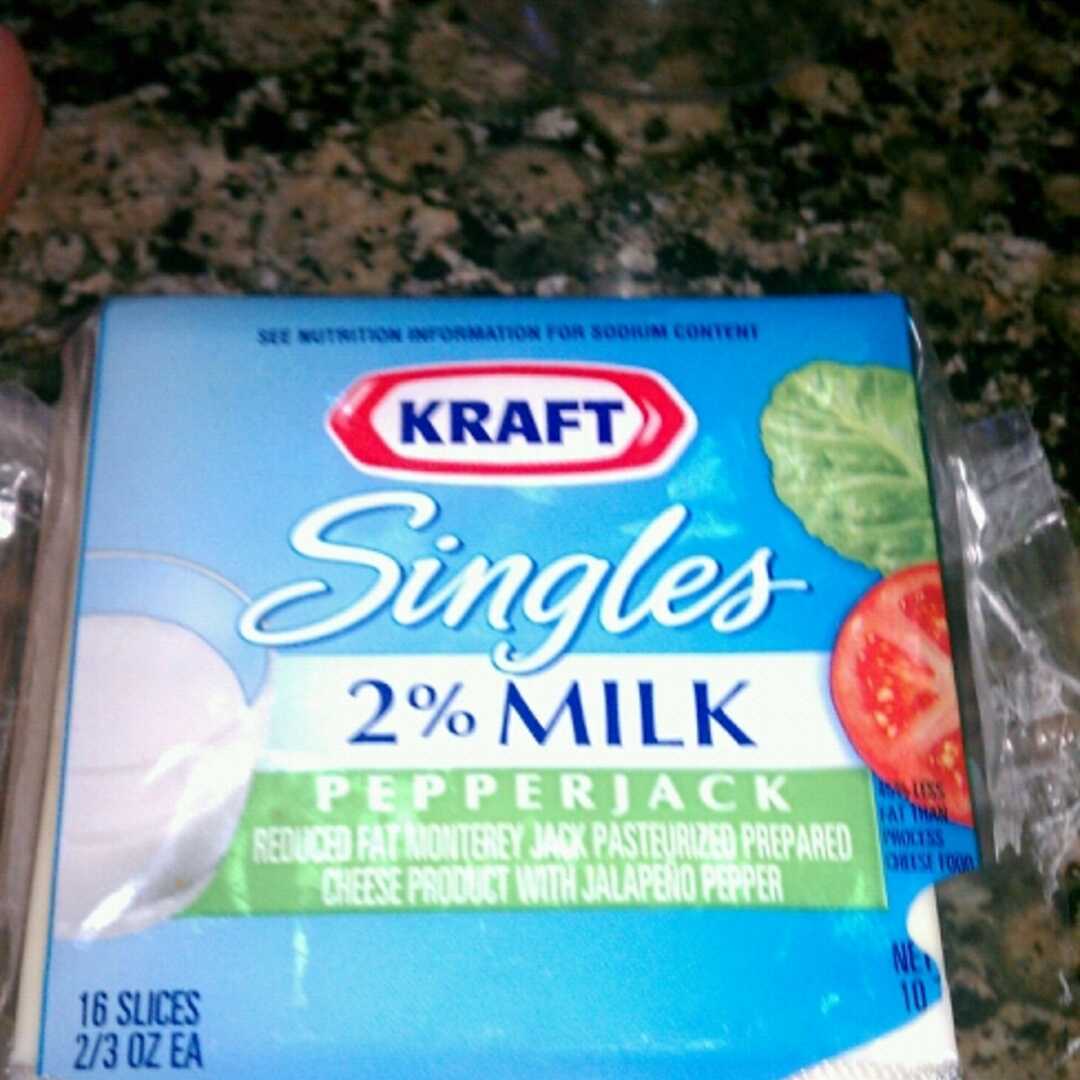 Kraft 2% Milk Pepper Jack Cheese Singles