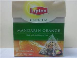 Lipton Green Tea with Mandarin Orange Pyramid Tea Bags