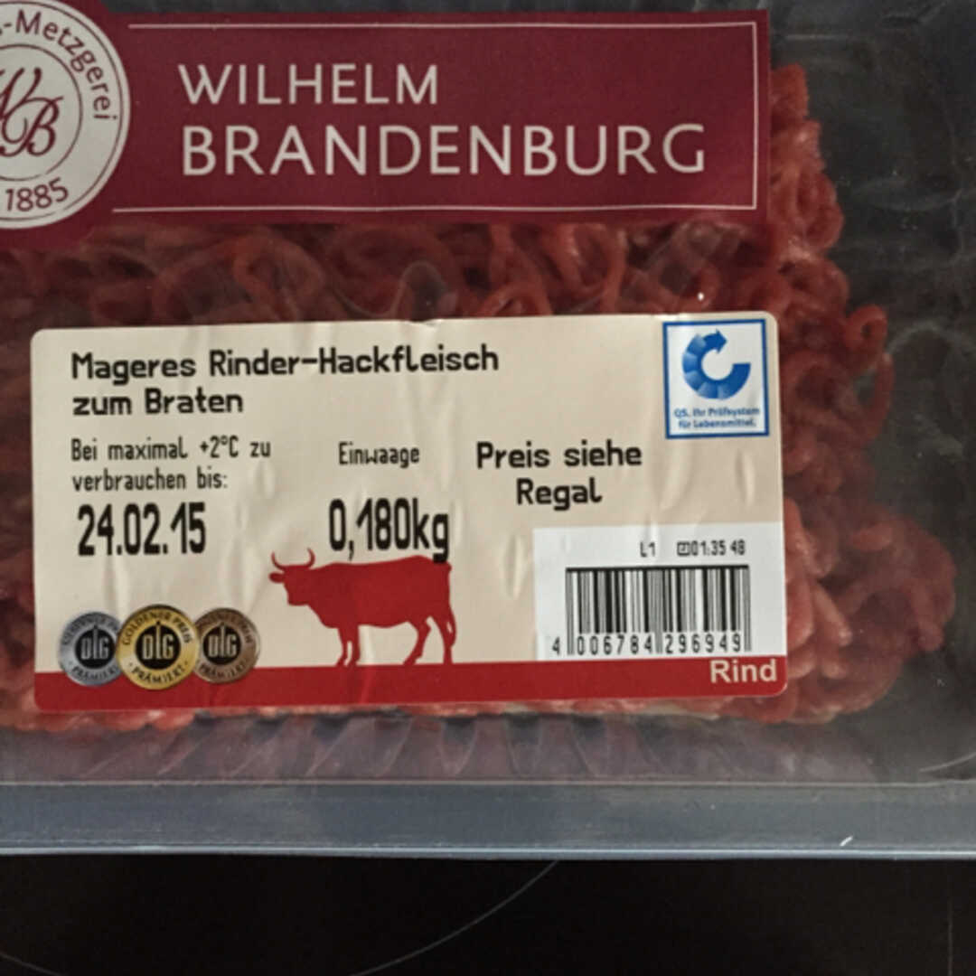 Wilhelm Brandenburg Rinder-Hackfleisch 5%