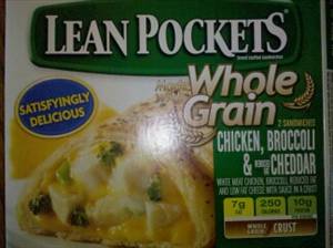 Lean Pockets Whole Grain Chicken, Broccoli & Cheddar