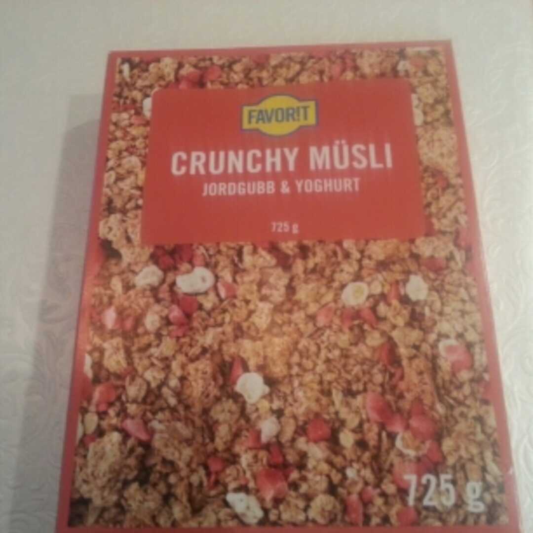 Favorit Crunchy Müsli Jordgubb & Yoghurt