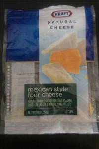 Kraft Natural Shredded Mexican Style Four Cheese