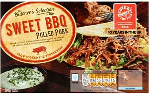 Asda Butcher's Selection Sweet BBQ Pulled Pork