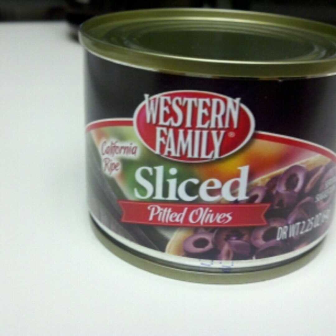 Western Family Sliced Pitted Olives