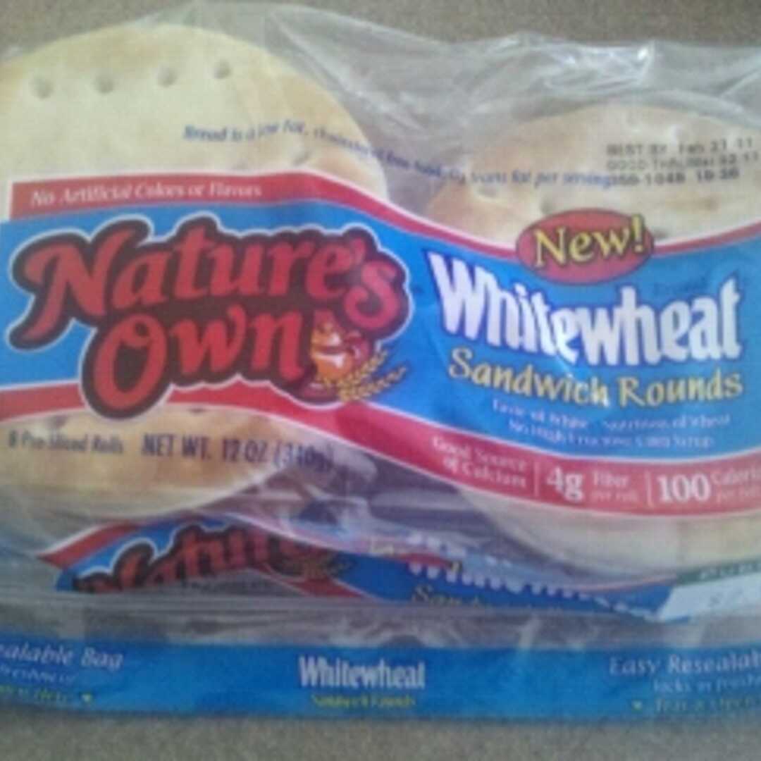Nature's Own Whitewheat Sandwich Rounds
