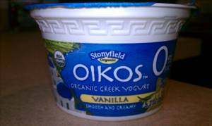Stonyfield Farm Oikos Organic Vanilla Greek Yogurt (99 g)