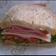 Panera Bread Smoked Ham & Swiss Sandwich on Rye Bread