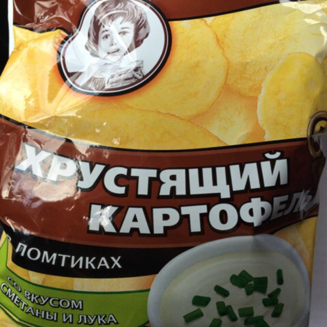 KDV Хрустящий Картофель со Вкусом Сметаны и Лука