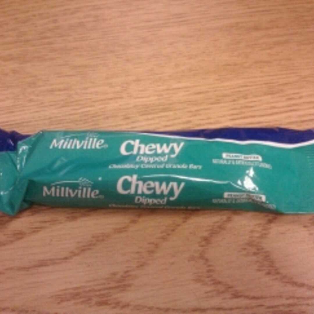 Millville Chewy Dipped Peanut Butter Chocolatey Covered Granola Bar