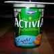 Activia Light Fat Free Peach Yogurt