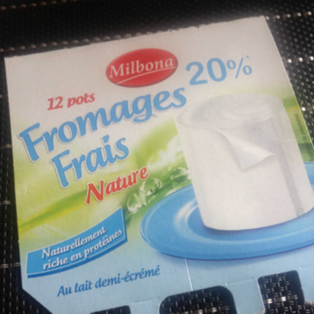Milbona Fromage Frais Nature 20%