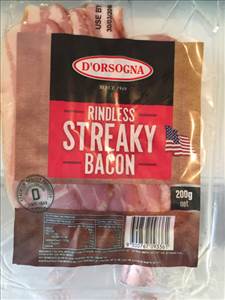 D'Orsogna Rindless Streaky Bacon