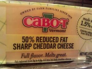 Cabot 50% Reduced Fat Sharp Cheddar Cheese