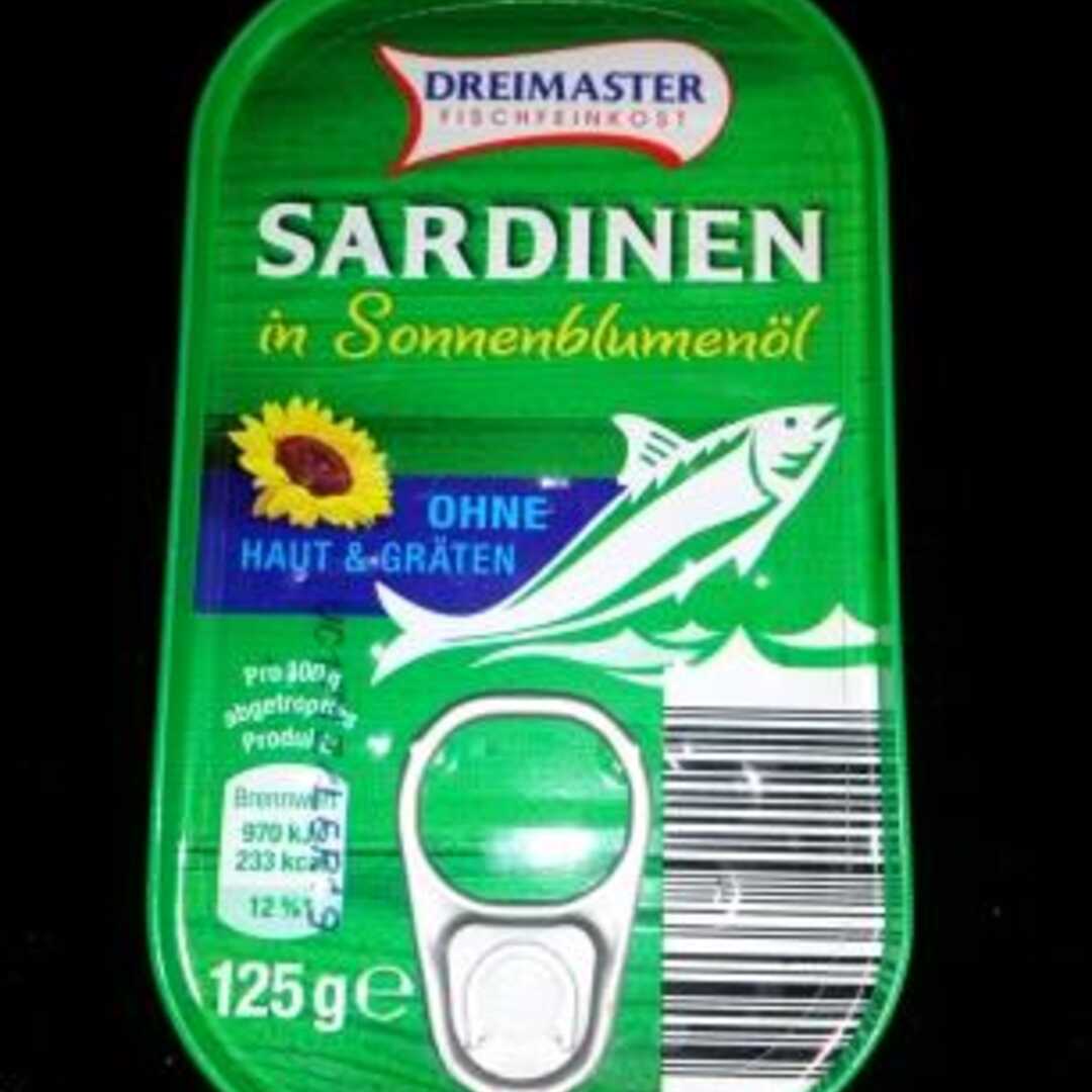 Dreimaster  Sardinen in Sonnenblumenöl