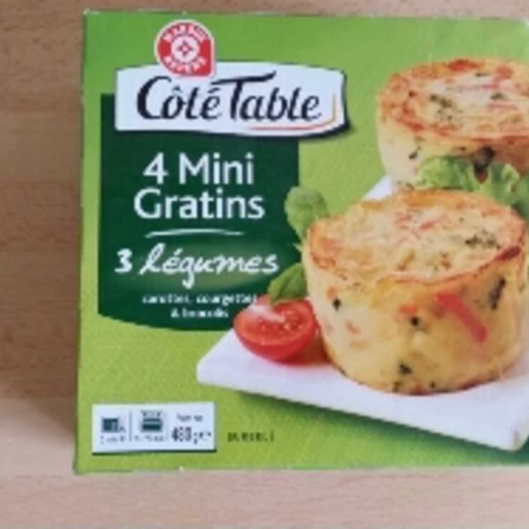 Côté Table Mini Gratins 3 Légumes