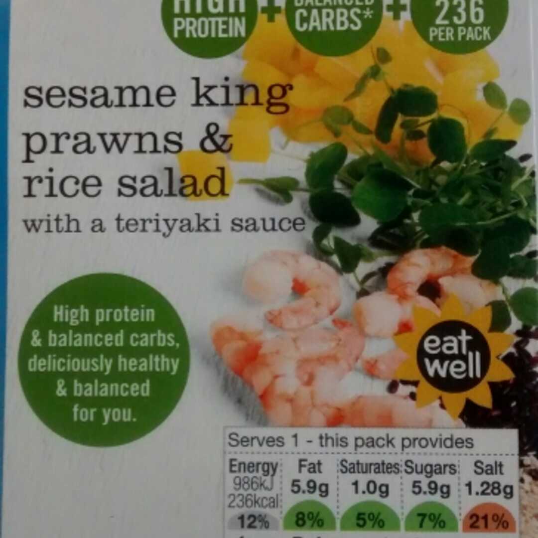 Marks & Spencer Sesame King Prawns & Rice Salad